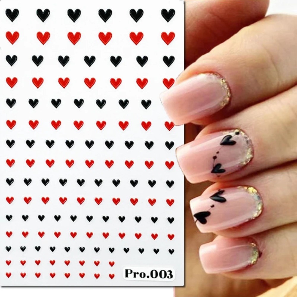 5D-наклейки для дизайна ногтей – обзор и цена Nail Art Valentines Day